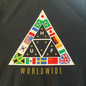 Huf Worldwide Hoodie size medium